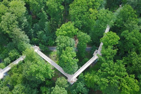 Luchtfoto Boomkroonpad Bad Iburg