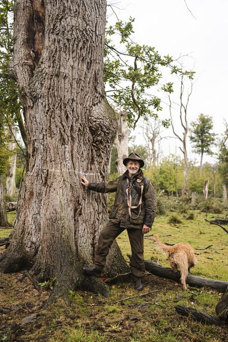 Boswachter in het Bentheimer Hute- und Schneitelwald