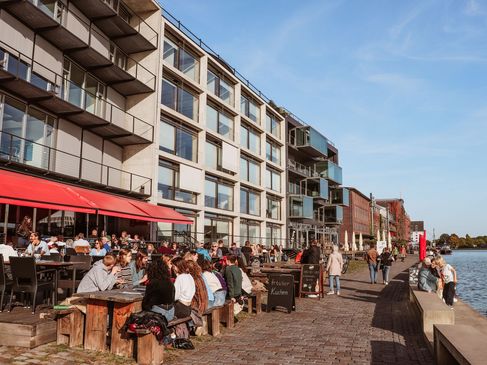 Geheim weekendje weg: Terrassen in havengebied Münster