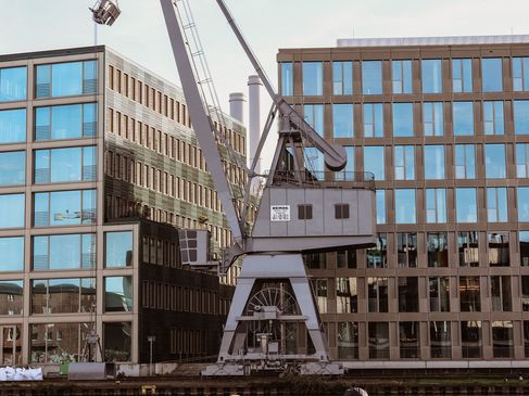 Geheim weekendje weg: Historische kraan in het havengebied Münster 