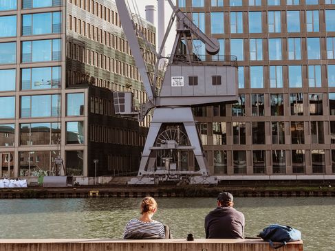 Geheim weekendje weg: Historische kraan in het havengebied Münster 